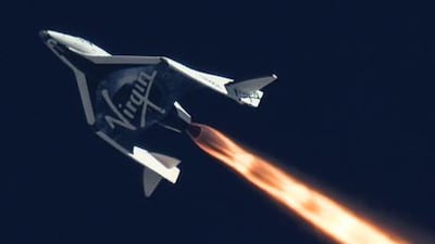 Virgin Galactic pictured in 2013. MarsScientific.com and Clay Center Observatory