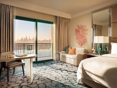 Palm-view king room. Photo: Atlantis The Palm