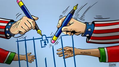 Shadi's take on Trump's border separation volte face...