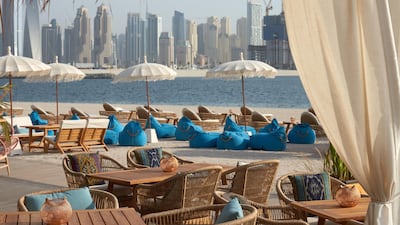 Koko Bay was one of the first spots to open at Palm West Beach on The Palm Jumeirah, Dubai. Photo: Koko Bay