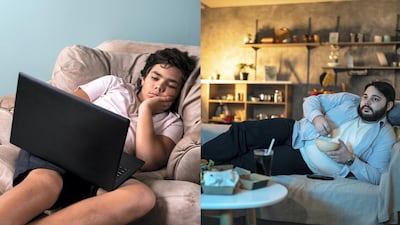 It’s easy for binge-watching to become a habit, but this has a negative impact on both posture and personality. Getty