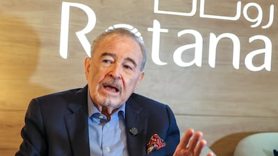 Philip Barnes, chief executive of Rotana, said the company will this year reach about 80 per cent of last year's profitability. Victor Besa / The National