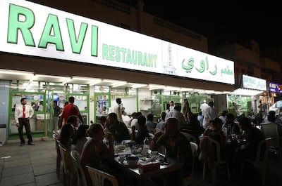 Ravi Restaurant opened its first branch in Dubai in 1978. It will be present at the upcoming Expo 2020 (Pawan Singh / The National)