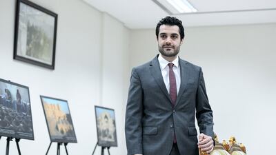 Ahmad Javid, Afghanistan's ambassador to the UAE, paid tribute to the six Emirati officials who died in the bombing. Khushnum Bhandari for The National