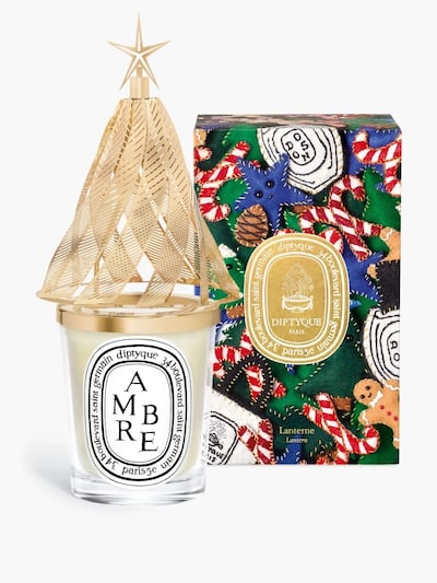The festive lantern is made to fit a 190g candle, which is sold separately and starts at Dh285. Photo: Diptyque