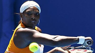 Serena Williams was once again dominant at the Rod Laver Arena.