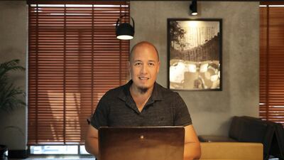 Barry Lee Cummings, co-founder of Beat the Cyberbully, has warned that children are at risk online from predators hoping to exploit the pandemic. Pawan Singh / The National