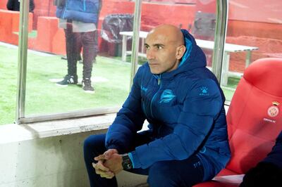 Alaves manager Abelardo Fernandez. Robin Townsend / EPA