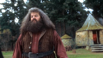 Robbie Coltrane as Hagrid in 'Harry Potter and the Philosopher's Stone'. Photo: Warner Bros Pictures