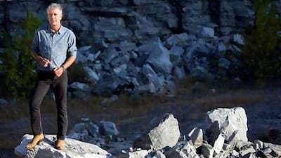 Anthony Bourdain, the host of Parts Unknown. Courtesy CNN