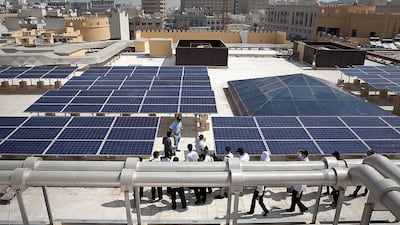 The use of solar power could be greatly encouraged by a resolution passed by Sheikh Hamdan bin Mohammed. Silvia Razgova / The National