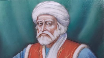 Sami Ur Rahman, above, translated The Book on Falconry by Khushal Khan Khattak, left. Courtesy Sami Ur Rahman; Muhammad Tahir Kanay