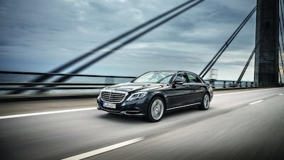 The 2015 Mercedes-Benz S500 Plug In Hybrid spews no emissions even at 100kmph. Courtesy of Daimler AG