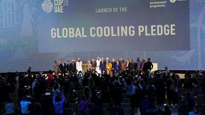 The global cooling pledge was agreed on at Cop28. Reuters