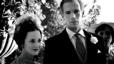 Andrea Riseborough and James D'Arcy in W.E.