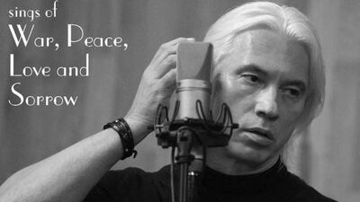 Dmitri Hvorostovsky sings of War, Peace, Love and Sorrow. Delos via AP