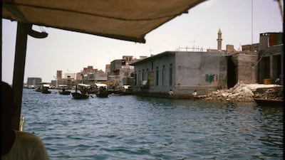 Dubai Creek in the 1960s. Note the other abras in the background