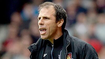 Gianfranco Zola spent 20 months in charge of West Ham.