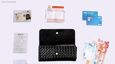This wallet belongs to Joyce, 32, from the Philippines.