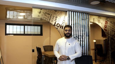 Rafih Filli, the founder of Filli Cafe in Dubai. Jeffrey E Biteng / The National