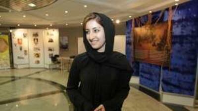 Maisoon Abdul Hameed is one of three Zayed University students to win Dh10,000 and internships with Adach for their film about Sheikh Zayed the First.