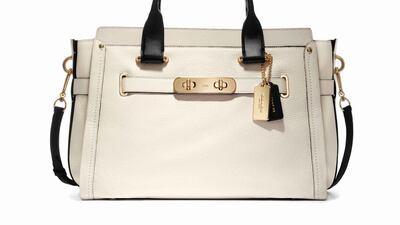 The Coach Swagger bag from the SS15 collection is now available in boutiques around the UAE. (Courtesy of Coach).