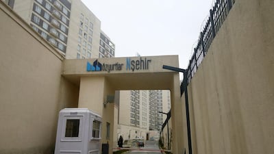 Entrance of a building of a hideout where the alleged attacker of Reina nightclub was caught by Turkish police. Osman Orsal / Reuters