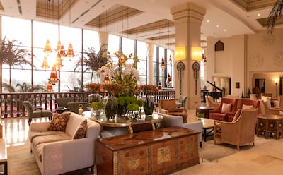 The lobby showcases the hotel's dedication to Arabian hospitality from the get-go. Photo: Sofitel Hotels