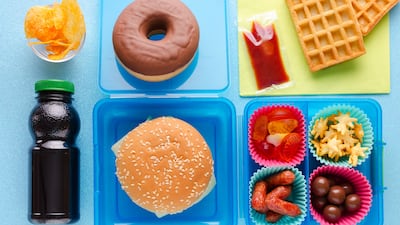 The emirate has prohibited parents and children from bringing sodas, pastries, fried food and other unhealthy items into schools. Getty