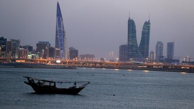 A view of Bahrain’s financial district in the capital city of Manama. Reuters