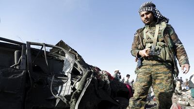 A Houthi fighter near the Sanaa airport. Khaled Abdullah / Reuters