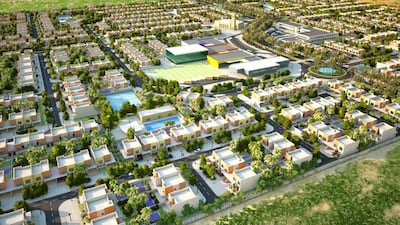 Al Reef Villas 2, Masterplan. Courtesy Manazel Real Estate