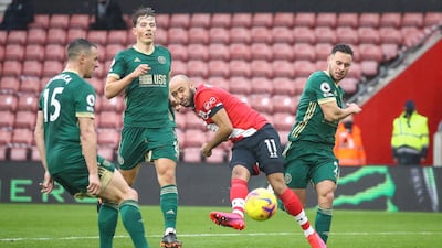SUBS: Nathan Redmond - (On for Walcott 80’) 7: Lovely exchange of passes with Romeu before brilliant side-footed finish to make it 3-0 minutes after coming on. EPA