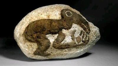 Birdman Boulder from Rapanui, Easter Island.