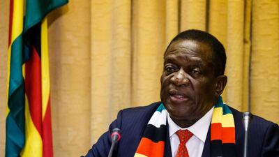 Zimbabwean President Emmerson Mnangagwa's government is cracking down on foreign currency traders. AFP