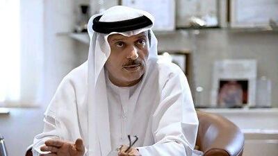 Khamis Juma Buamim, Chairman of Drydocks World and Maritime World. (Razan Alzayani / The National)