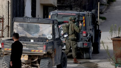 Israeli troops regularly conduct raids in the occupied West Bank. EPA