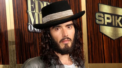 British actor and comedian Russell Brand has a veritable zoo at home, with more than 10 animals. Getty Images/AFP