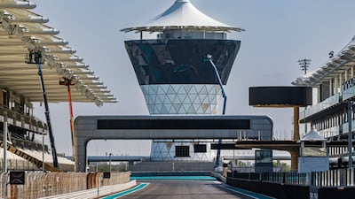 Yas Marina Circuit's operations tower - they've got their eye on you