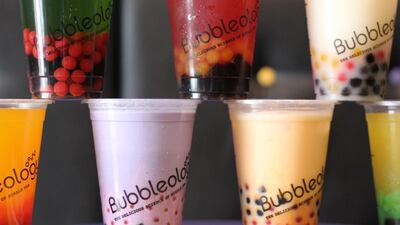 Bubbleology drinks at Boxpark, Dubai. Courtesy Bubbleology