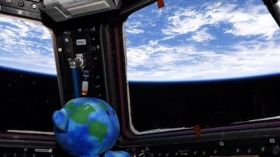 SpaceX sent up this plush Earth toy aboard its Crew Dragon spaceship. Space station astronauts took a liking to the mascot and nicknamed him Earthy. US media reports say it subsequently sold out in stores around the country. Anne McClain / Nasa