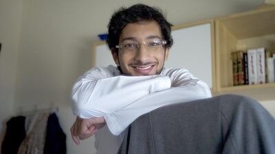 ‘The rising number of young people with diabetes is scary,’ says Abdulla Al Hashidi, a final-year finance student at Zayed University. He is researching the issue and wants to raise public awareness. Delores Johnson / The National