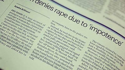 Name in print: the first time my byline appeared in The National during my work experience.