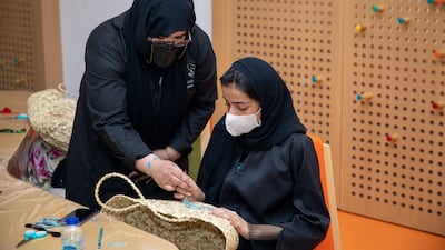 The camp is an extension of Irthi Contemporary Crafts Council's commitment to preserving Emirati heritage and crafts. Photo: Irthi Contemporary Crafts Council