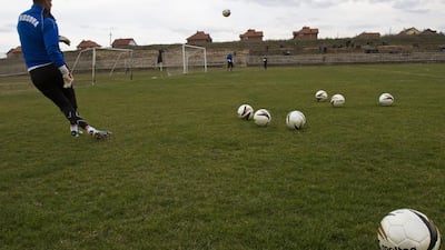 The Kosovan FA hopes Kosovo willb ecome a full Fifa member and enter qualifying for the 2018 World Cup. Visar Kryeziu / AP