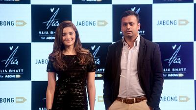 Alia Bhatt for Jabong. The young actress, who is barely a few movies old, has also jumped on to the bandwagon with her own line of clothing for twentysomethings. “Alia is fond of the bohemian look and has added a lot of faded and ripped jeans to her Jabong collection,” says Arun Chandra Mohan, founder and chief executive of online retailer Jabong. Courtesy Jabong.com