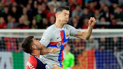 Robert Lewandowski – 4. Combined with Dembele to get a shot off on 25, then received a second yellow card after 30 minutes with a nasty challenge on David Garcia. Deservedly sent off for only the second time in his career. The same referee has a history of sending off prominent Barcelona players. Reuters