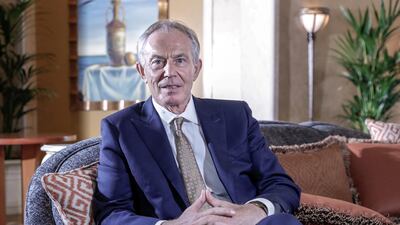 Former British Prime Minister Tony Blair. Victor Besa / The National