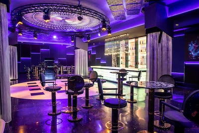 A private nightclub sits in the basement of the house. Antonie Robertson / The National