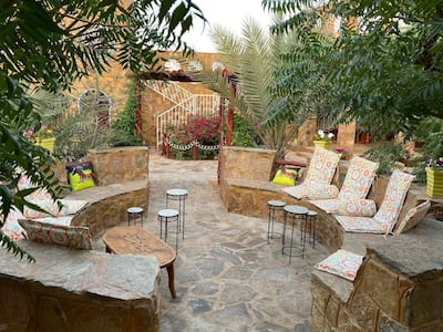 This Ras Al Khaimah equestrian club has several places to enjoy the outdoors. Courtesy Airbnb